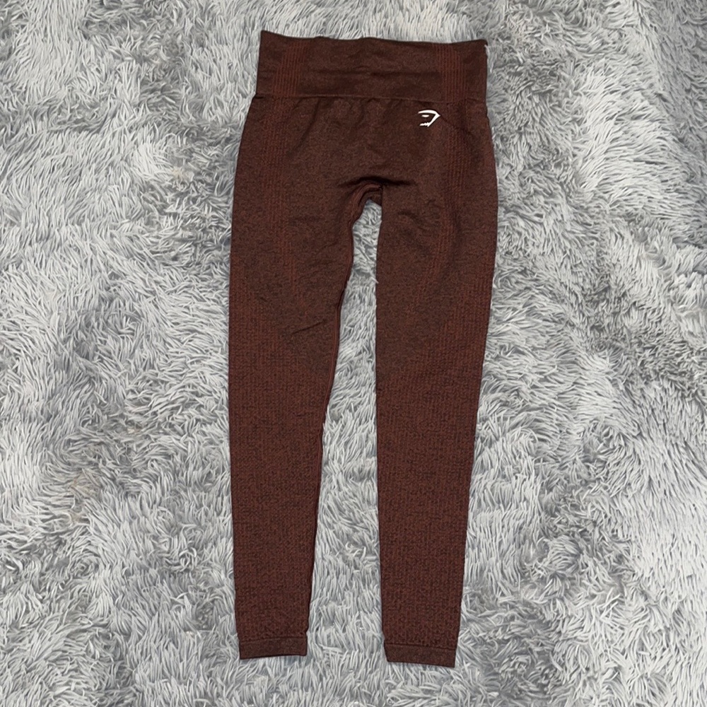 Gymshark Vital Seamless Leggings Brown Marl